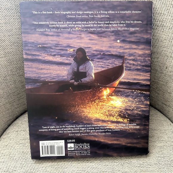 Book Iain Oughtred: A Life in Wooden Boats  wooden boat hardcover book - Picture 8 of 11